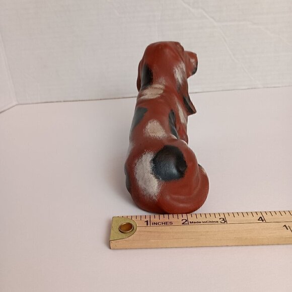 Brown Dog with Long Floppy ears, Pottery piece Great for a dog lovers collection - Picture 8 of 10